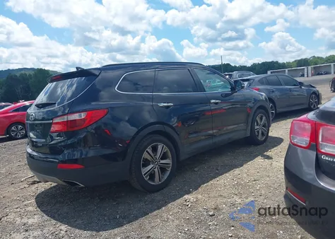 2013 Hyundai Santa Fe Limited from USA, damaged, VIN KM8SR4HF7DU001414